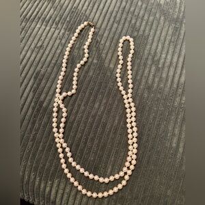 Monet faux pearl necklace
